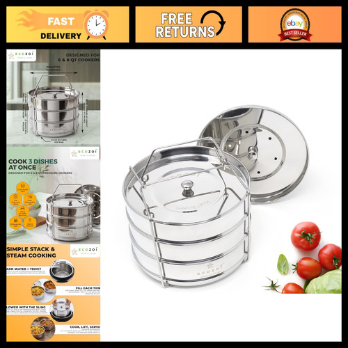Stackable steamer insert pans - stackable,